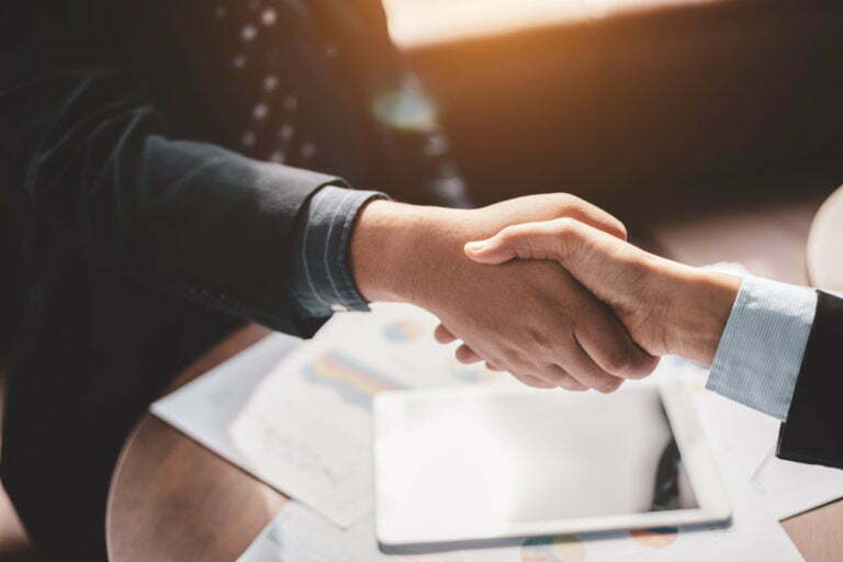 Success business and partnership business concept, Business peop