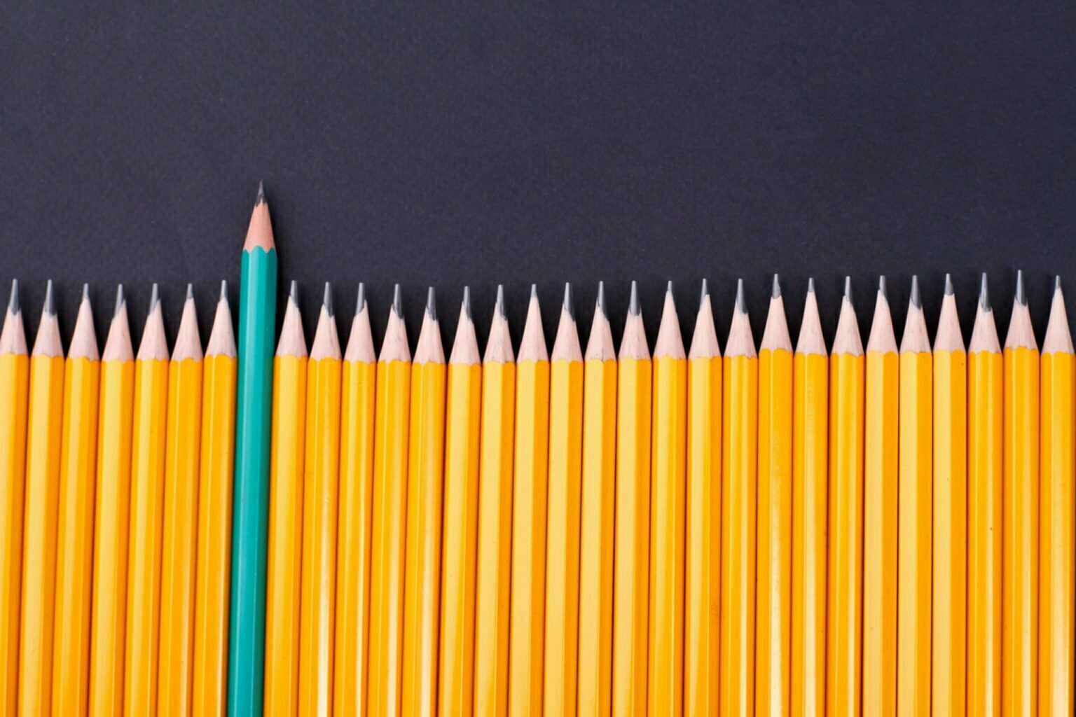 a close-up of a pencil